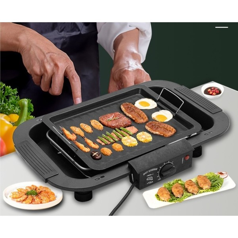 H9 Yeni Elektrikli Fırın Dumansız Ev Barbekü Izgarası Kore Barbekü Şişleri Taşınabilir Barbekü Izgara (Yurt Dışından) - Siyah Bahçe Mangalı & Barbekü Fiyatı