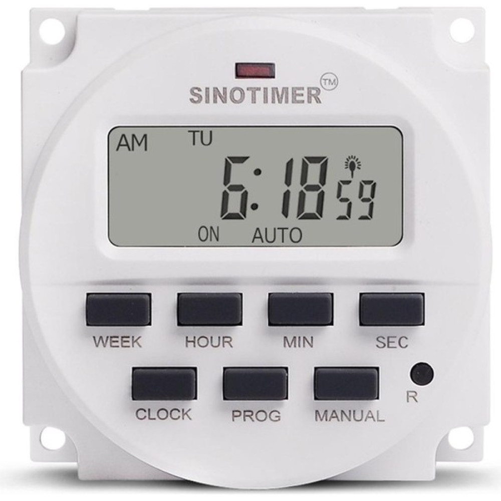 Ha Sınotımer 12V Haftalık 7 Gün Dijital Programlanabilir Zamanlayıcı Anahtarı Röle Kontrol-Beyaz (Yurt Dışından) Diğer Test ve Ölçüm Cihazları Fiyatı