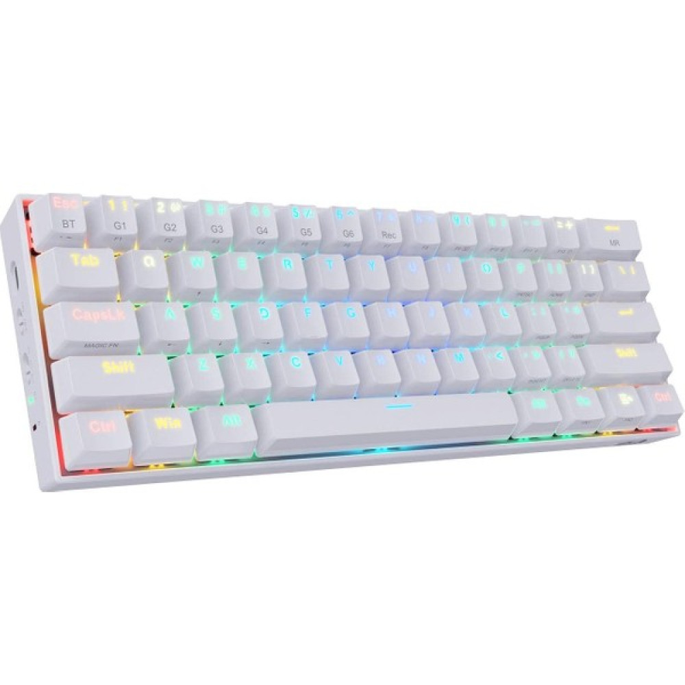 Habby %60 Kompakt Rgb Kablosuz Mekanik Klavye 61 Tuşlu Beyaz Mavi Anahtarlar (Yurt Dışından) - Siyah Oyuncu Klavyesi Fiyatı
