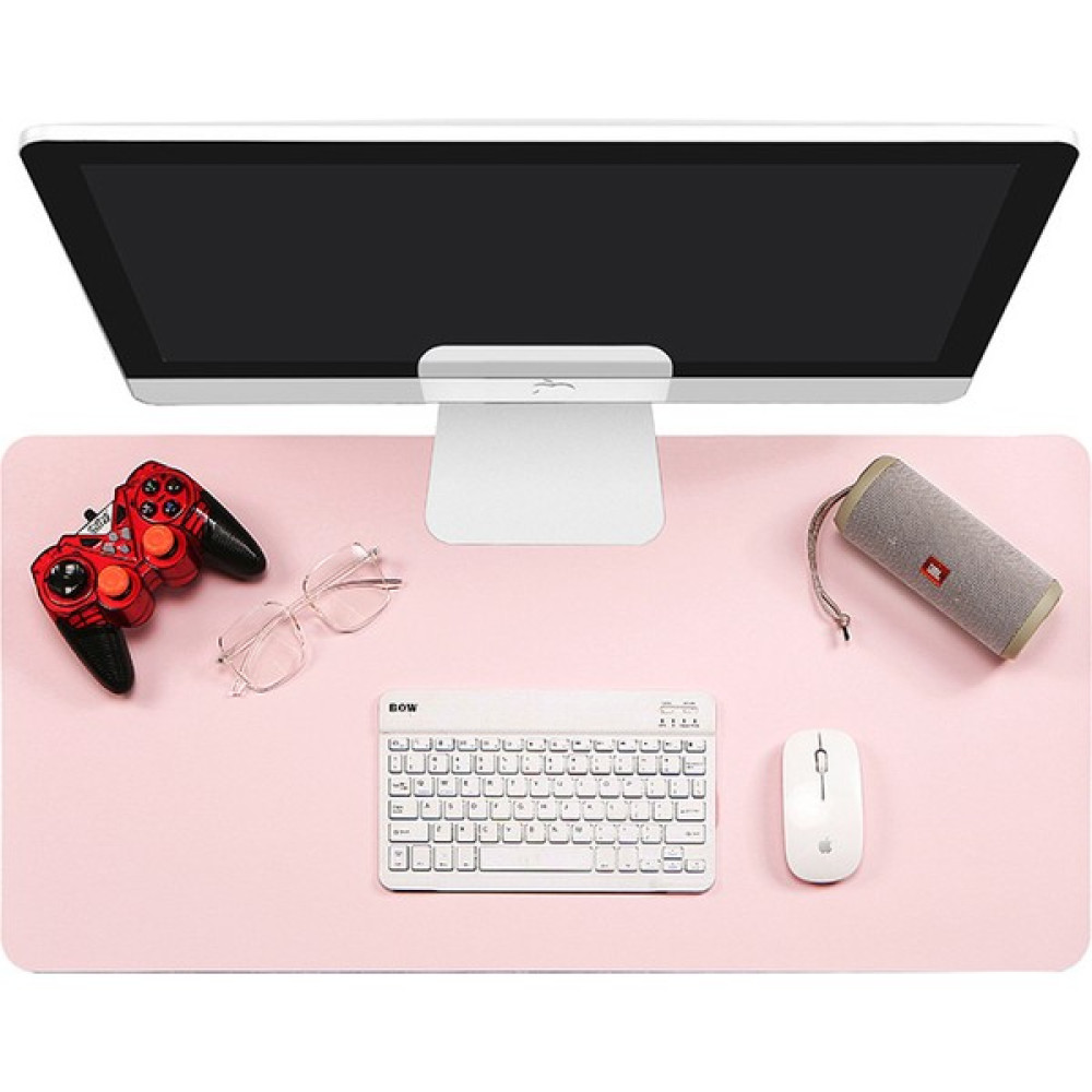 Habby 70*35CM Klavye ve Fare Için Su Geçirmez Büyük Deri Masa Pedi Pembe (Yurt Dışından) Mouse Pad Fiyatı