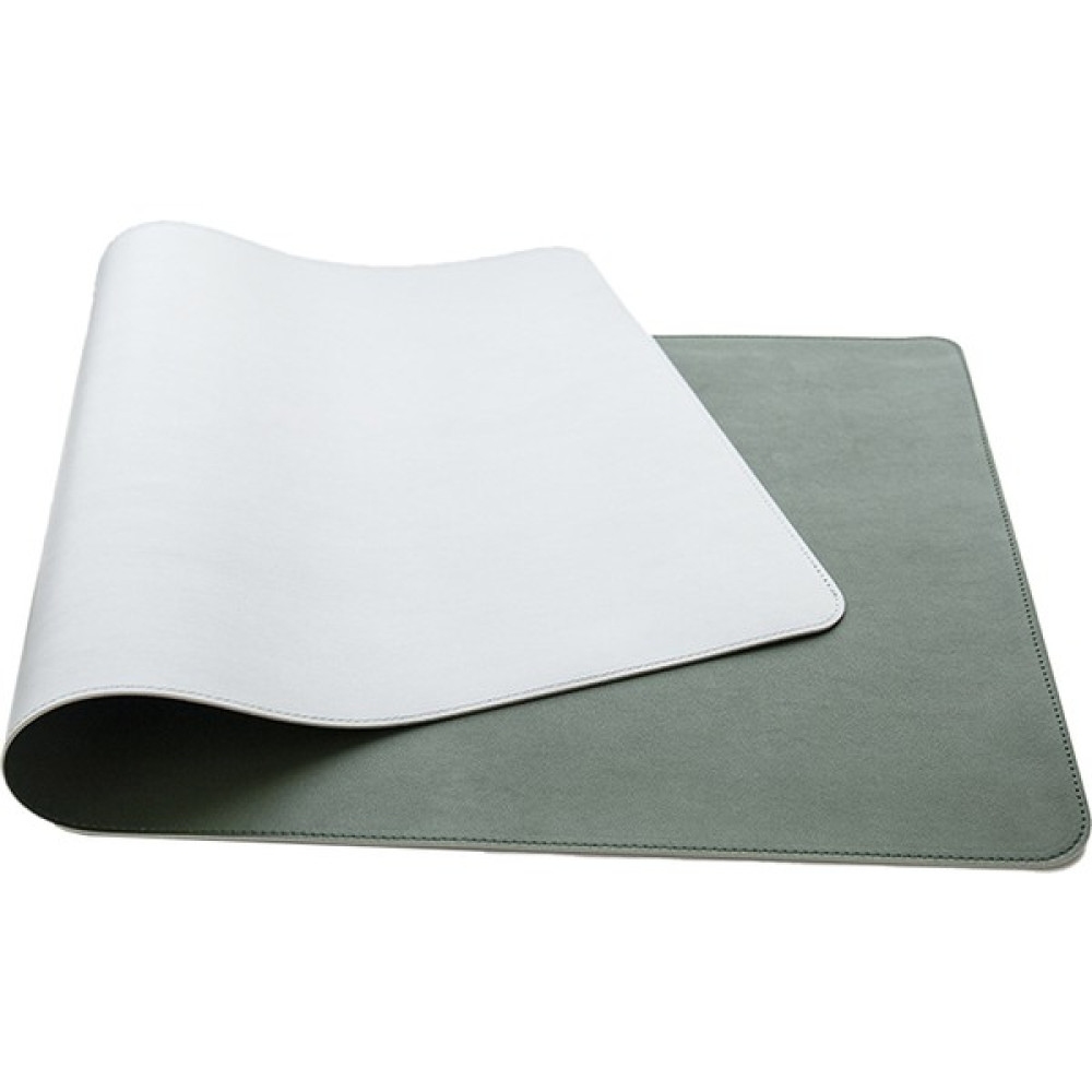 Habby Deri Masa Pedi Koruyucu, Mouse Pad, 90 x 45CM Mürekkep Yeşili+Açık Gri (Yurt Dışından) Mouse Pad Fiyatı