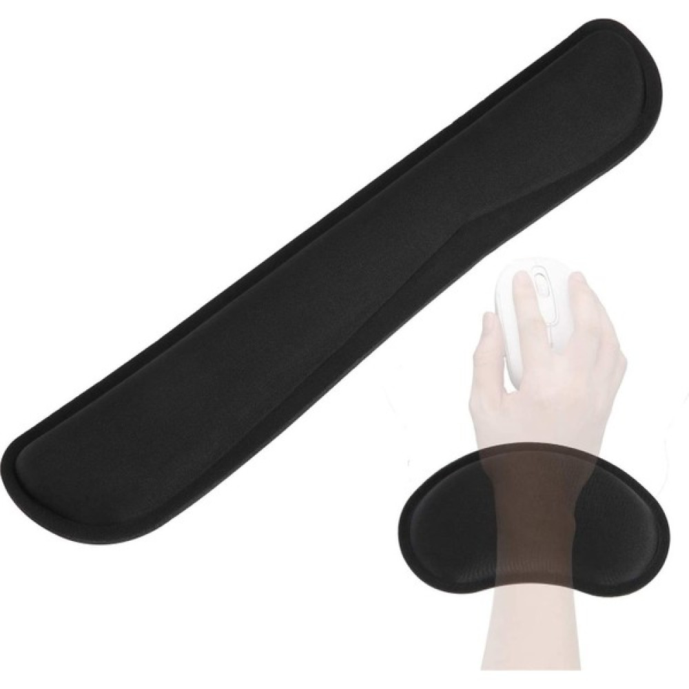 Habby Klavye Bilek Dayanağı Pedi ve Mouse Bilek Dayanağı Destek Seti (Yurt Dışından) - Siyah Mouse Pad Fiyatı