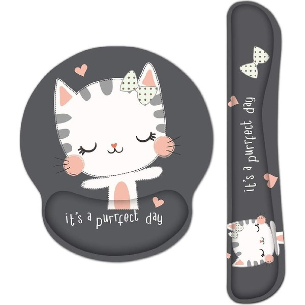 Habby Klavye Mouse Pad Bilek Dayanağı, Kaymaz Kauçuk Tabanlı Bilek Desteği (Yurt Dışından) - Gri Mouse Pad Fiyatı