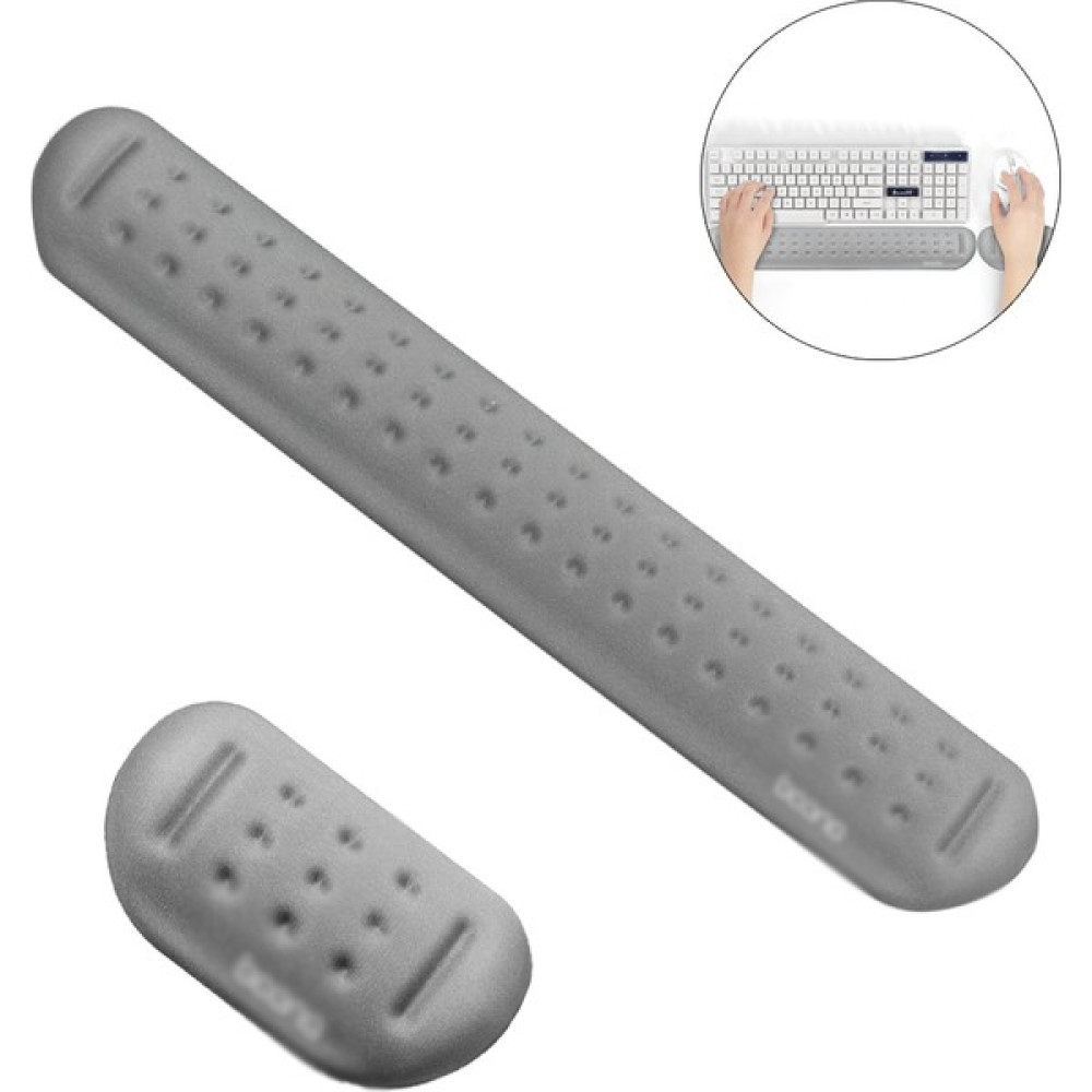 Habby Memory Foam Fare ve Klavye Destek Pedi Seti Gri (Yurt Dışından) Mouse Pad Fiyatı