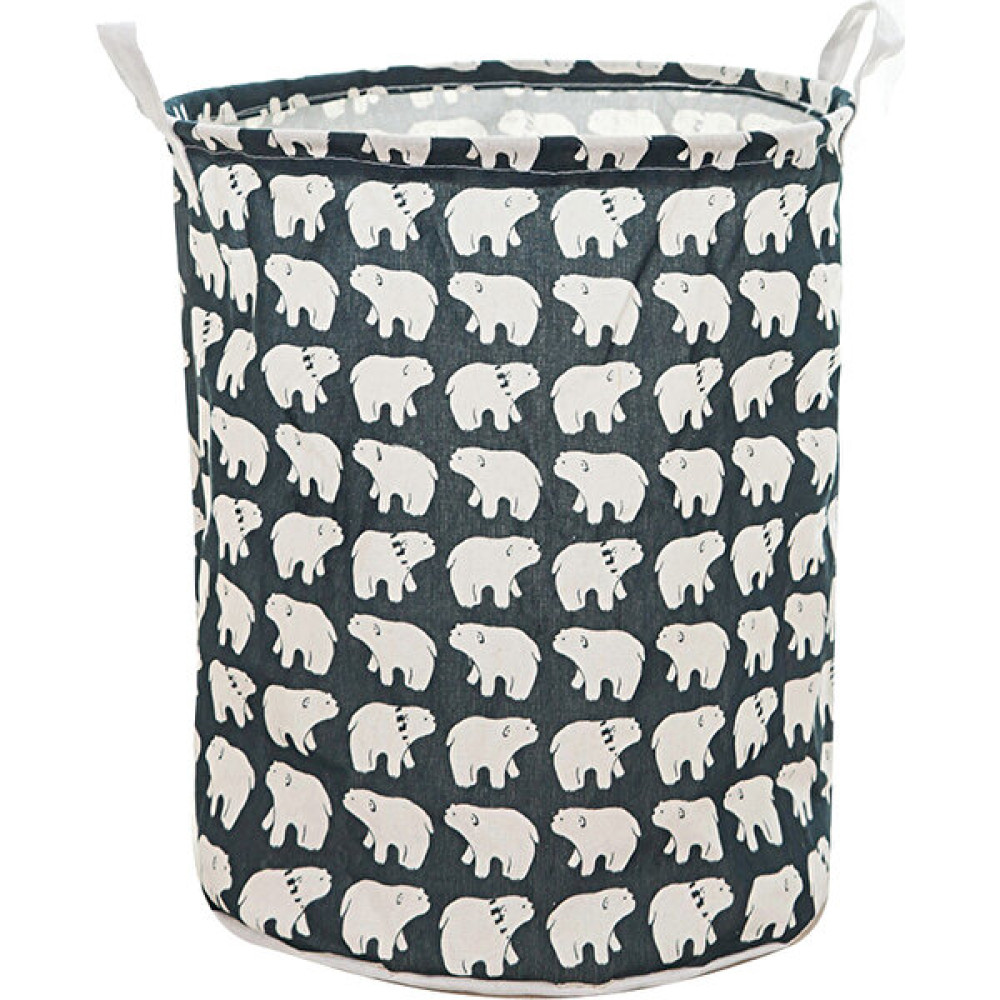 Habby Oyuncak Saklama Kovası-Kutup Ayısı (Yurt Dışından) - Mavi - 1 Adet - 37*37*2cm Hurç Fiyatı