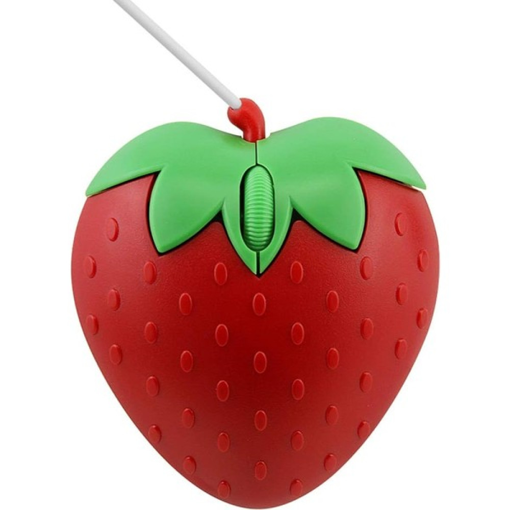 Habby USB Kablolu Fare Sevimli Meyve Çilek Şekli (Yurt Dışından) - Kırmızı Klavye - Mouse Fiyatı