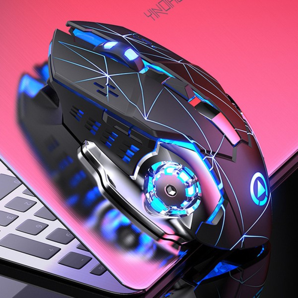 Habby Wireless Gaming Mouse, Rechargeable Silent Mouse Starlight Black (Yurt Dışından) - Gümüş - Siyah Klavye - Mouse Fiyatı