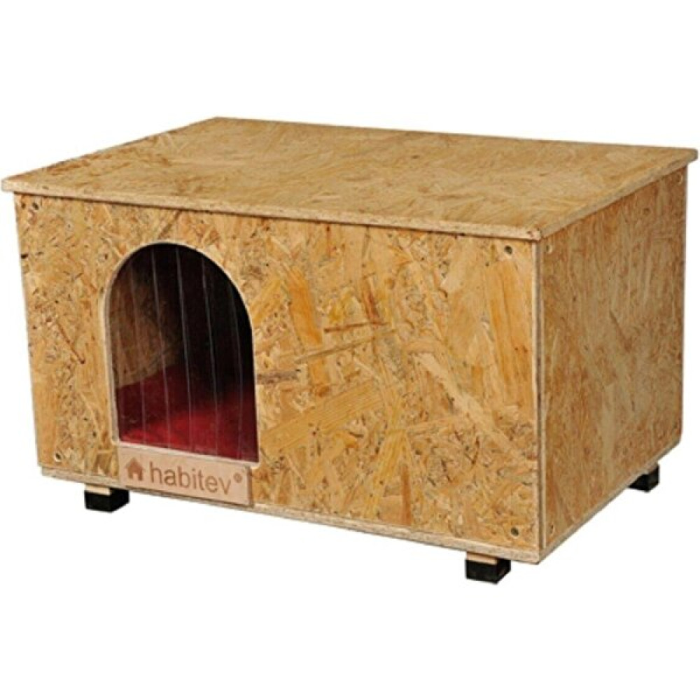 Habitev Ahşap Kedi Evi, Çok Büyük (Xl) 61X41X36 cm Minder ve Rüzgar Siperliği, Dış ve Iç Mekan Kedi Kulübesi Evcil Hayvan Ürünleri Fiyatı