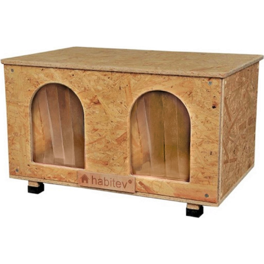 Habitev Lüx Ahşap Kedi Kulübesi, Suya ve Soğuğa Dayanıklı, Çok Büyük Iki Bölmeli (Xl-Duo),61 x 41 x 36 cm, Pvc Rüzgar Siperi, Sokak ve Ev Kedileri... Evcil Hayvan Ürünleri Fiyatı