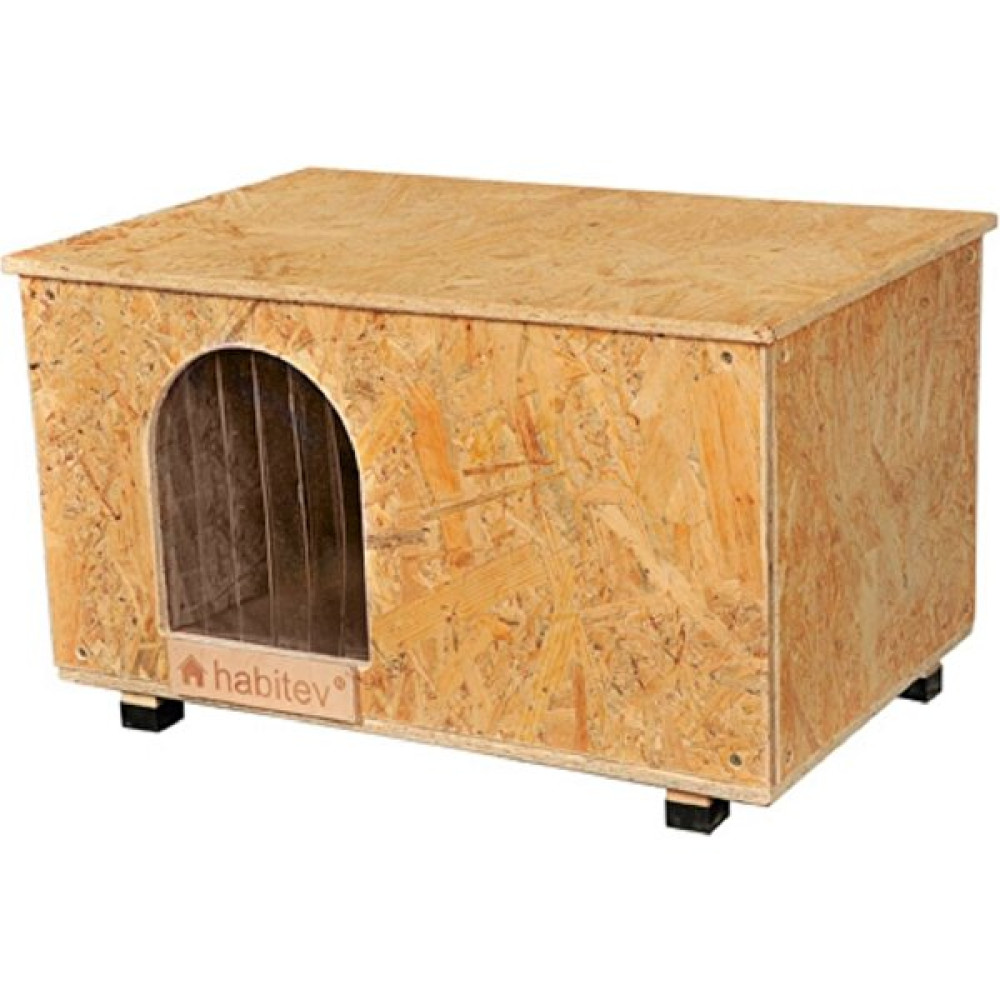 Habitev Lüx Ahşap Kedi Kulübesi, Suya ve Soğuğa Dayanıklı, Çok Büyük (Xl) 61 x 41 x 36 cm, Pvc Rüzgar Siperi, Sokak ve Ev Kedileri Için Dış ve Iç M... Evcil Hayvan Ürünleri Fiyatı