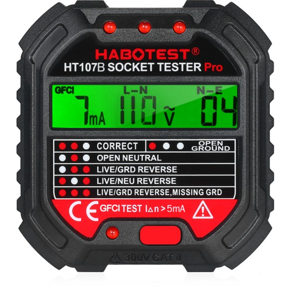 Habotest Gfcı Gerilim Göstergeli Çıkış Test Cihazı (Yurt Dışından) - US Diğer Test ve Ölçüm Cihazları Fiyatı