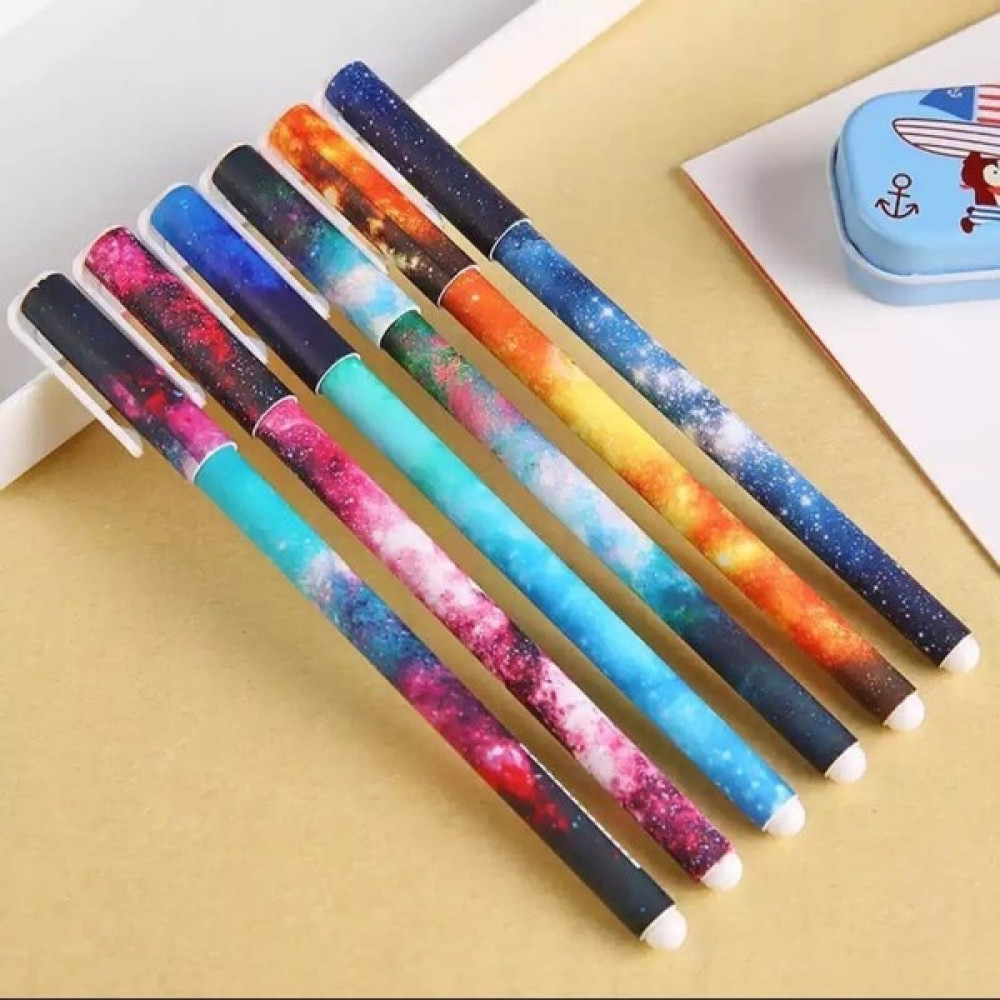 Habu Shop Galaksi Renkli Jel Tükenmez Kalem Seti 6lı Tükenmez Kalem Fiyatı