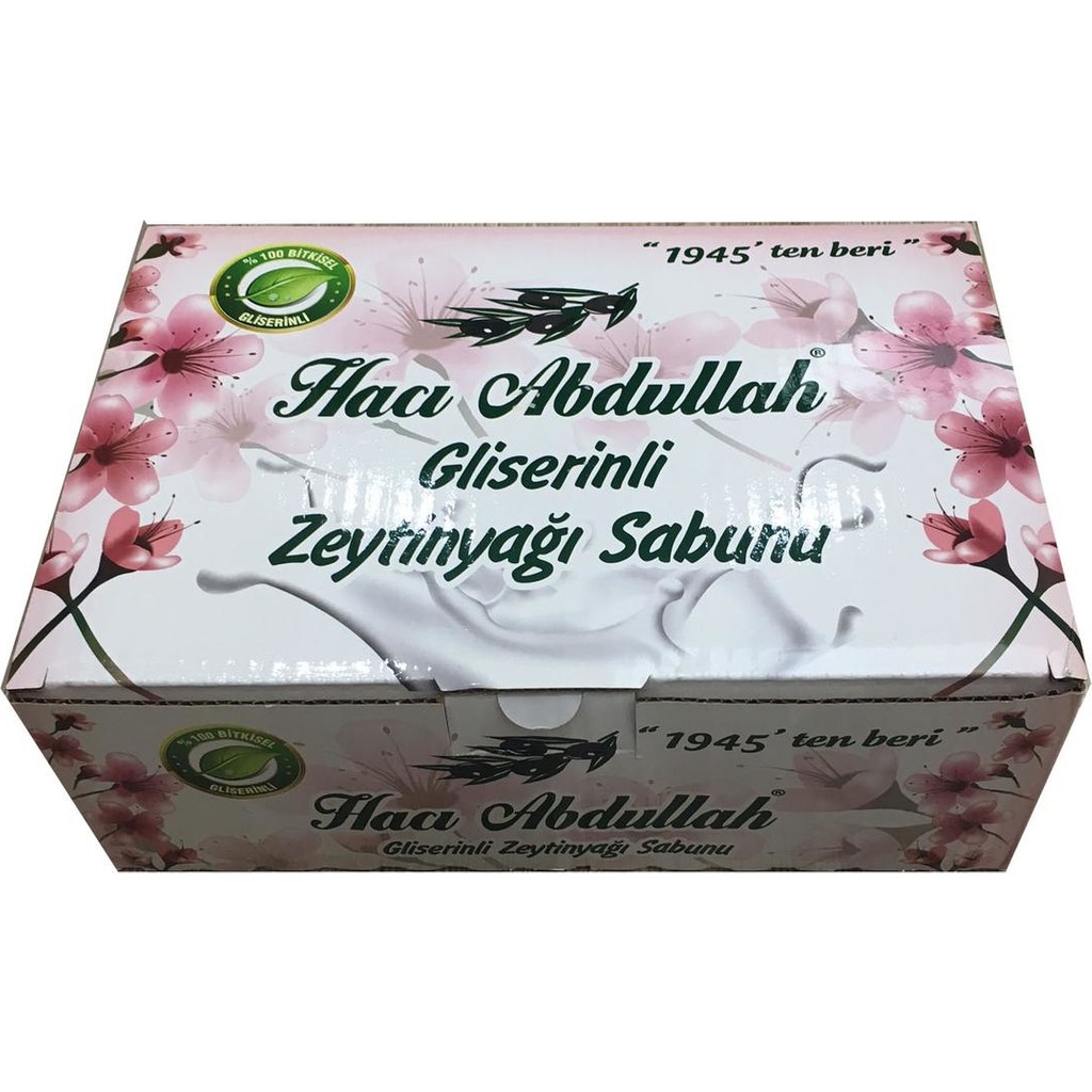 Hacı Abdullah Zeytinyağlı Gliserinli Sabun 20 Adet x 180 gr = 3.6 Kg Diğer Fiyatı