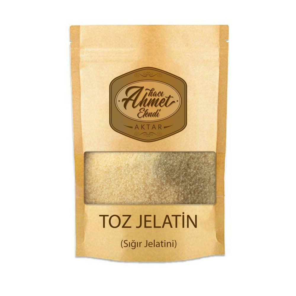 Hacı Ahmet Efendi Toz Sığır Jelatin 100 gr 240 Bloom ( % 100 Saf Sığır Domuz Içermez) Tatlı ve Pasta Malzemeleri Fiyatı