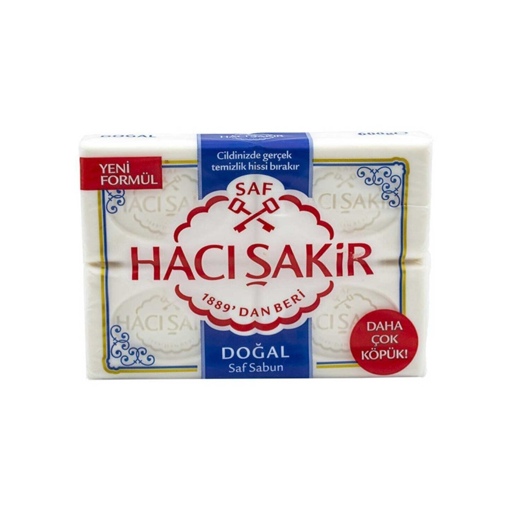 Hacı Şakir Banyo Sabunu 4 x 150 gr Doğal