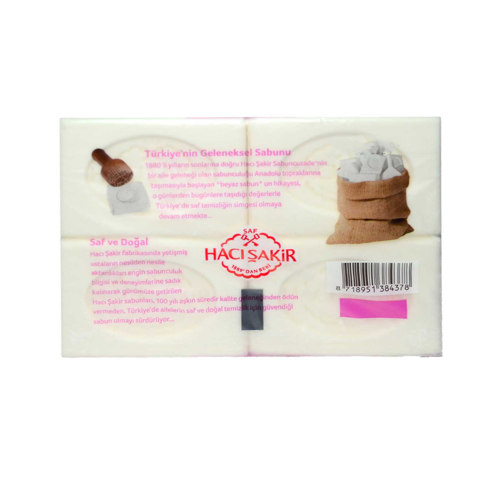 Hacı Şakir Banyo Sabunu 4 x 150 gr Leylak