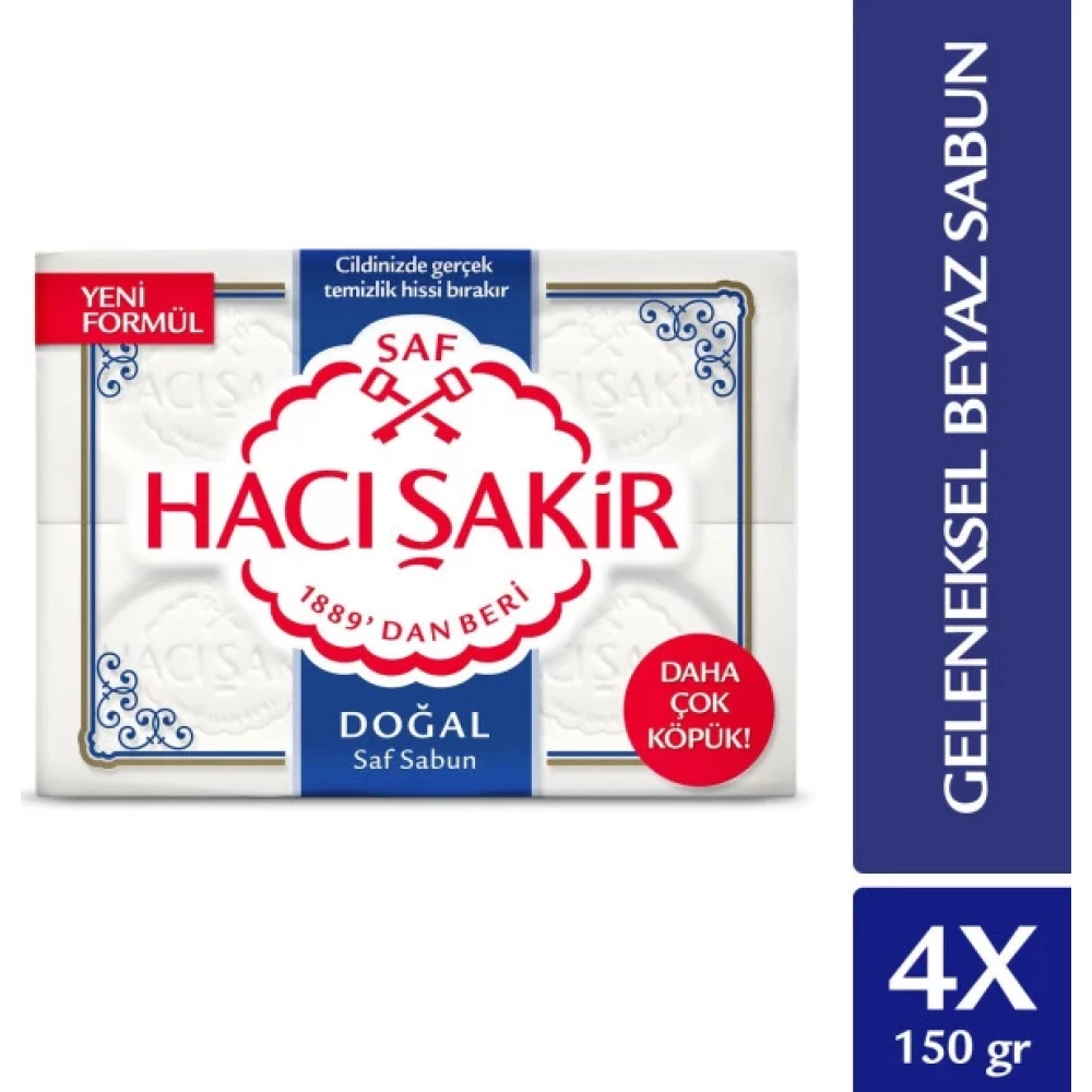 Hacı Şakir Banyo Sabunu Doğal 2X 600 Gr Duş Jelleri ve Banyo Köpükleri Fiyatı