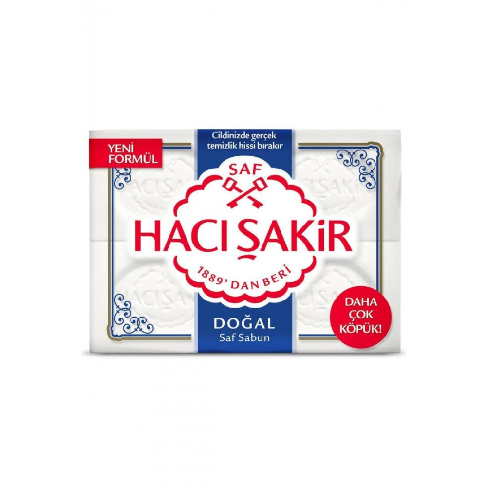 Haci Sakir Dogal Beyaz Kalip Sabun 4X150 G Kategori: Banyo Sabunu Duş Jelleri ve Banyo Köpükleri Fiyatı