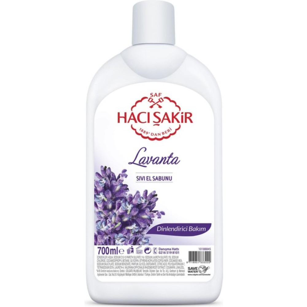 Hacı Şakir Hacı Şakir Lavanta Dinlendirici Bakım Sıvı El Sabunu 700 ml Banyo Sabun Sabunlar Fiyatı