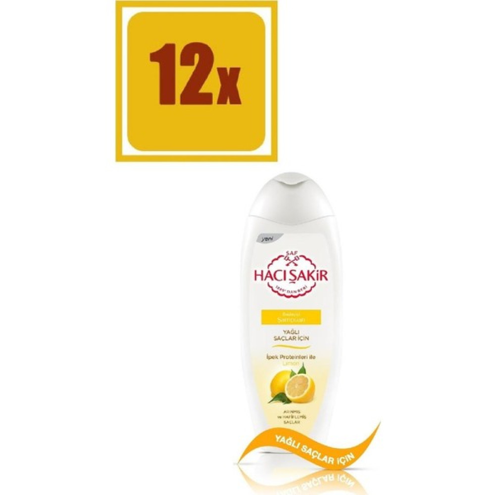 Hacı Şakir Hacısakır Sampuan 500ml Lımon*12 Adet Şampuan ve Saç Kremi Fiyatı