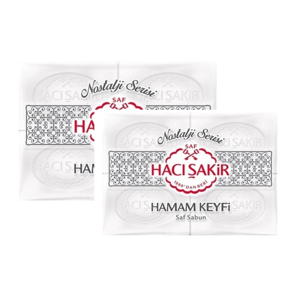 Hacı Şakir Hamam Keyfi Saf 8 x 200 gr Saf Sabun Sabunlar Fiyatı