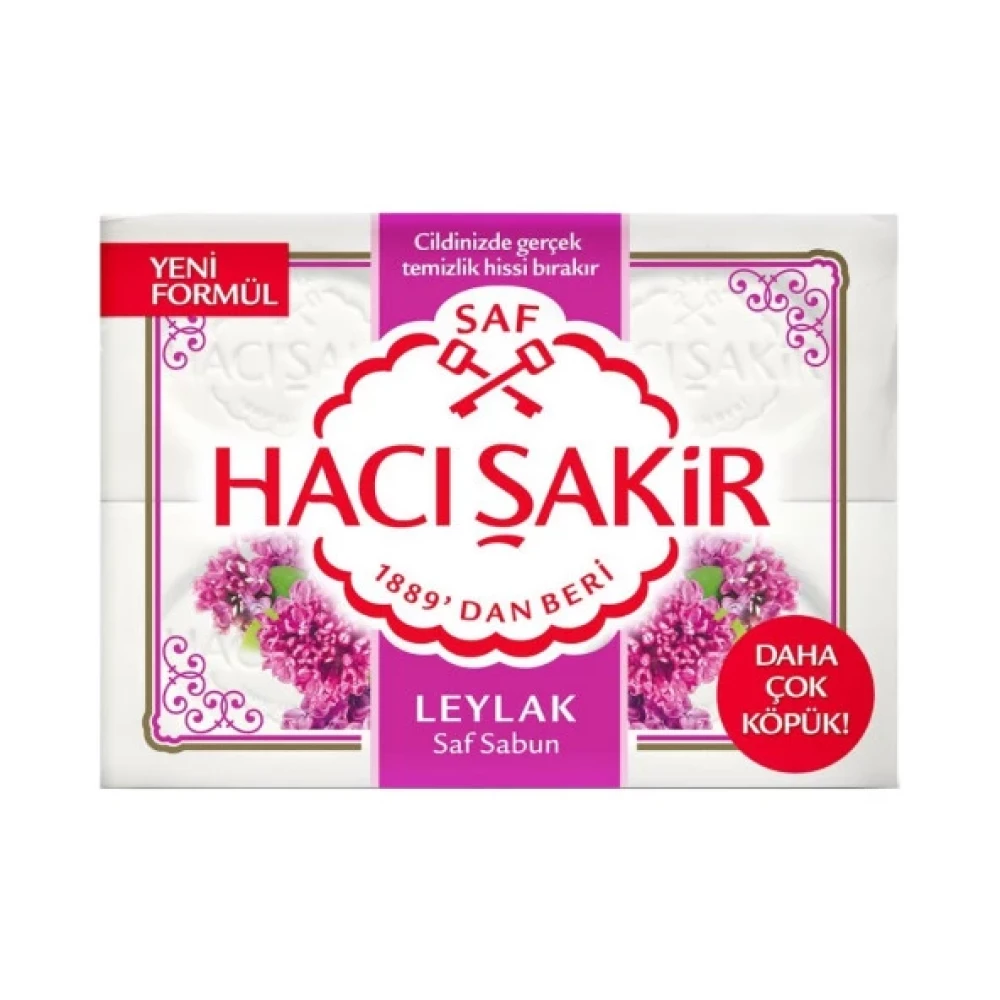 Hacı Şakir Leylak Kalıp Sabun 4 X 150 Gr X 2 Adet Duş Jelleri ve Banyo Köpükleri Fiyatı