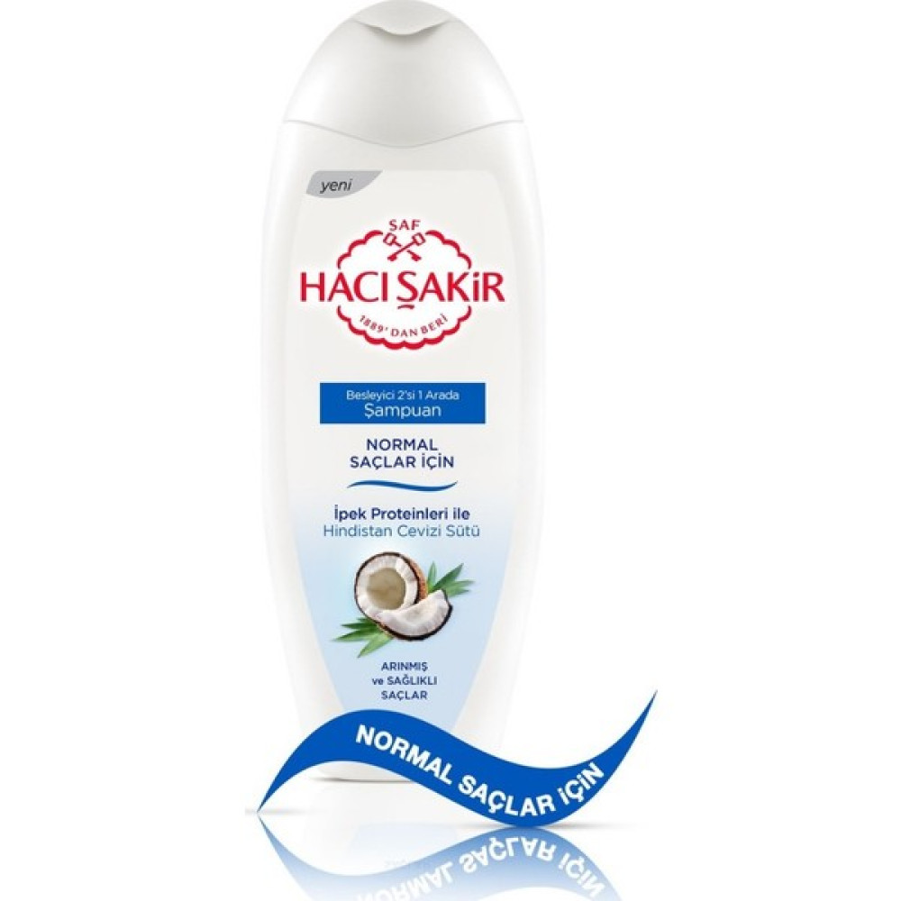 Hacı Şakir Şampuan 2 In 1 Hindistan Cevizli 500 ml Şampuan ve Saç Kremi Fiyatı