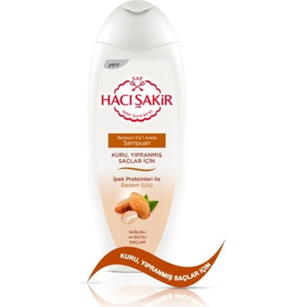 Hacı Şakir Şampuan 500 ml (Badem Sütü) Duş Jelleri ve Banyo Köpükleri Fiyatı