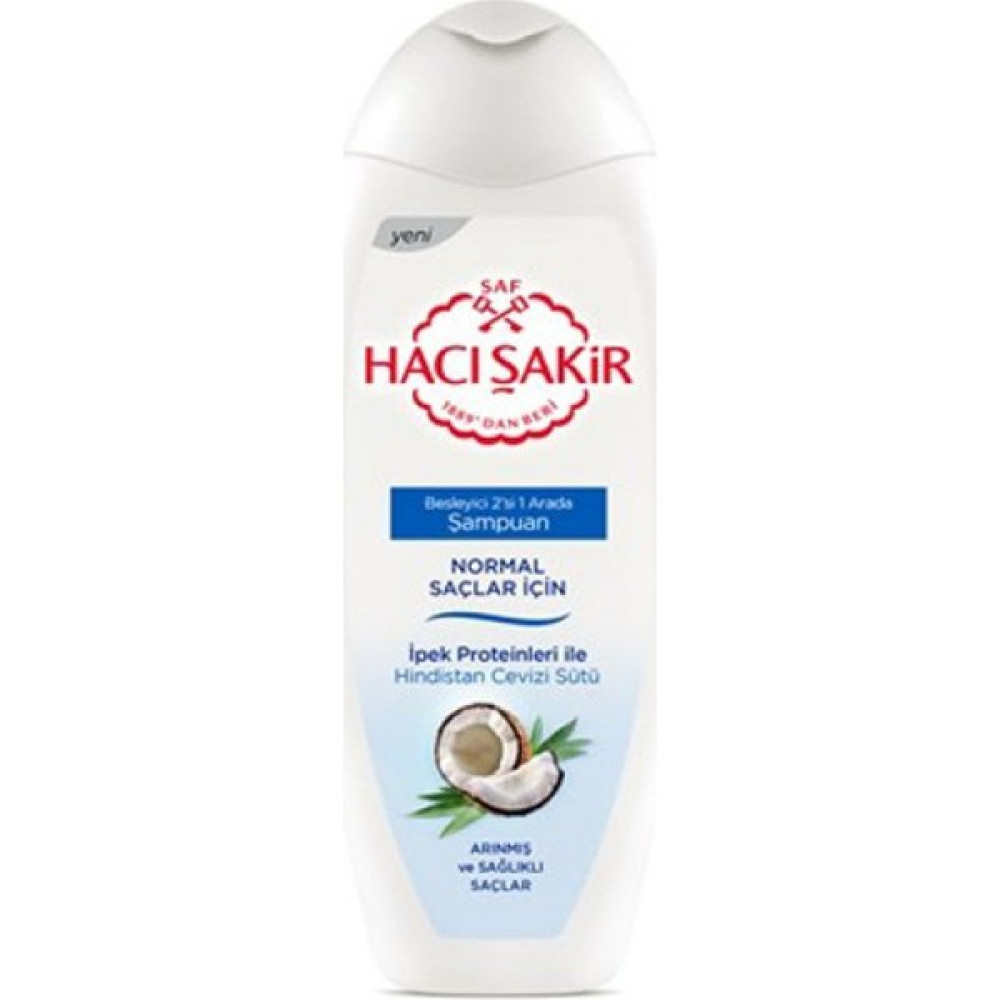 Hacı Şakir Şampuan 500 ml Hindistan Cevizi Coconut - 12'li Şampuan ve Saç Kremi Fiyatı