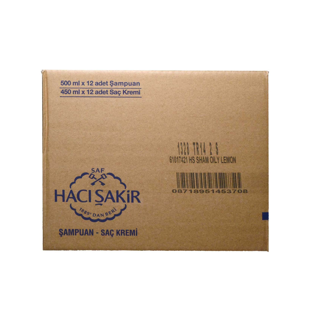 Hacı Şakir Şampuan 500 ml Limon
