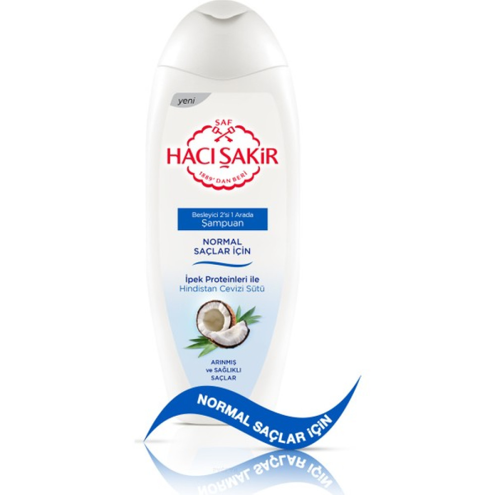 Hacı Şakir Şampuan Kremli Hindistan Cevizi-Normal Saçlar 500 ml Şampuan ve Saç Kremi Fiyatı