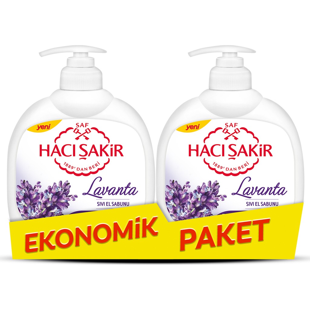 Hacı Şakir Sıvı Sabun Lavanta 500 ml x 2 Adet Sabunlar Fiyatı