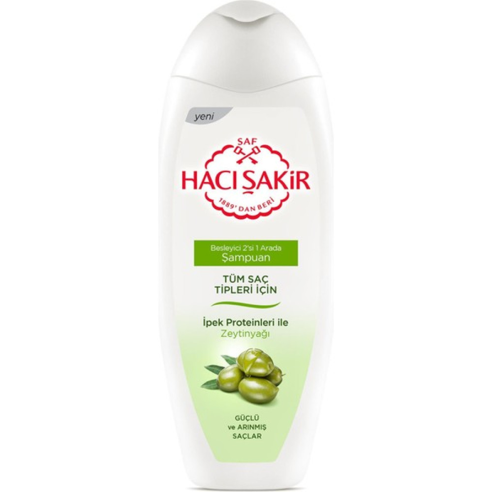 Hacı Şakir Tüm Saç Tipleri Için Zeytinyağı Şampuan 500 ml Şampuan Şampuan ve Saç Kremi Fiyatı