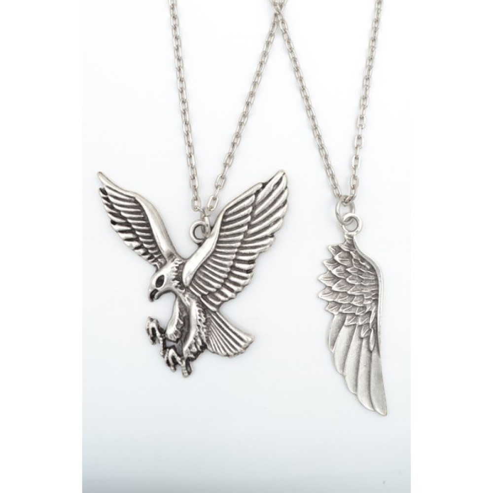 Had Safha Accessories 2'li Uçan Kartal - Kartal Melek Kanat Kolye Seti Kolyeler Fiyatı
