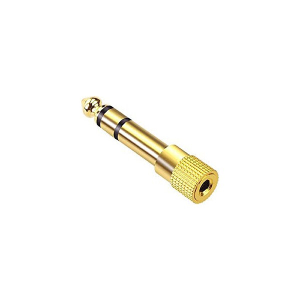 Hadron HD-4528 Kulaklık Mikrofon Çevirici Gold Jak 6, 3 mm Erkek To 3, 5 mm Dişi Bilgisayar Çevirici ve Adaptörü Fiyatı