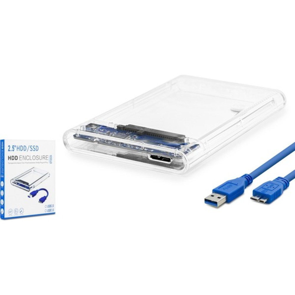 Hadron HDX1760 Harddisk Kutusu Şeffaf USB 3.0 Sata 2.5 HDD Kutuları Fiyatı