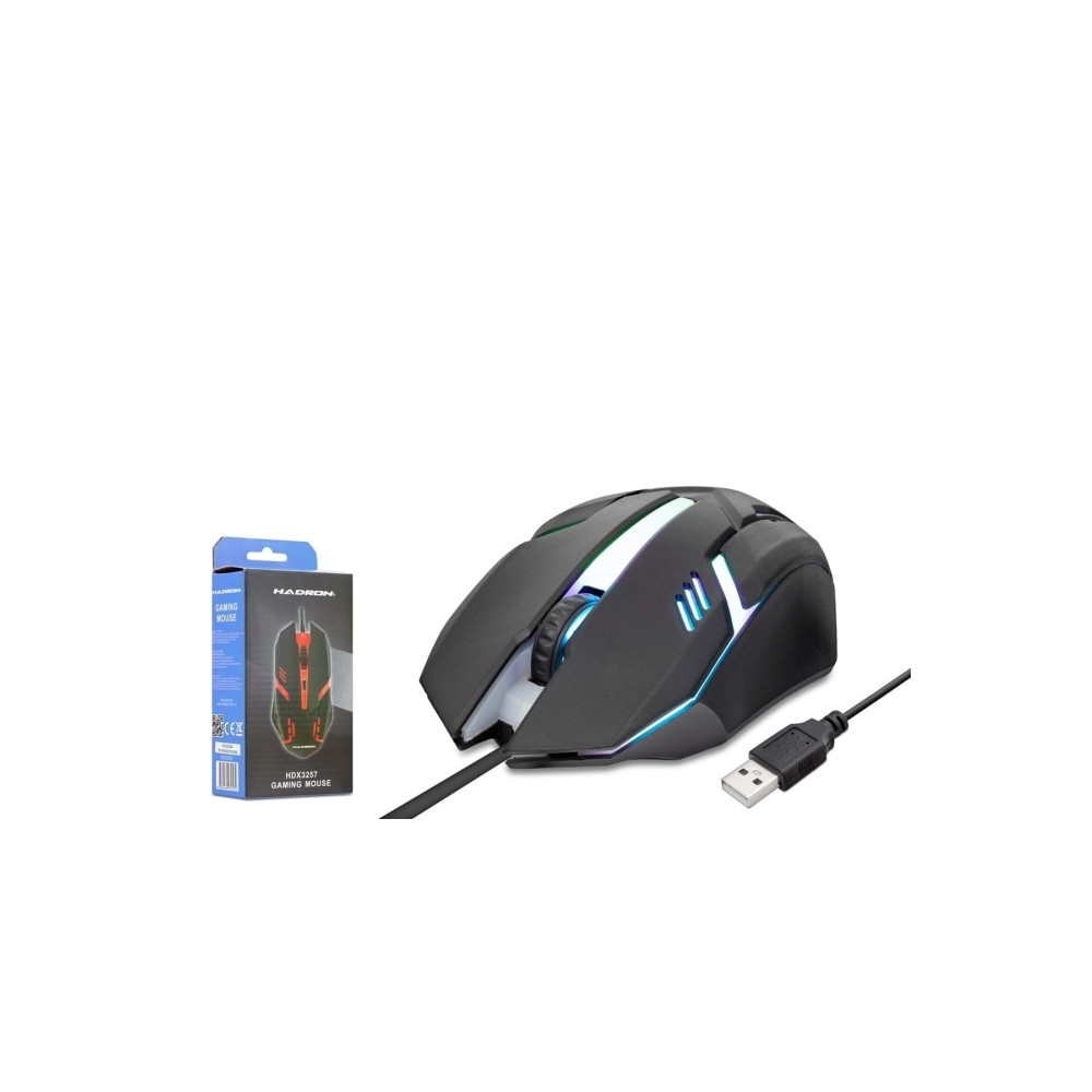 HADRON Hdx3257 Mouse Kablolu Oyun Usb Ledli 1600 Dpı 1.4mt Oyuncu Mouse Fiyatı