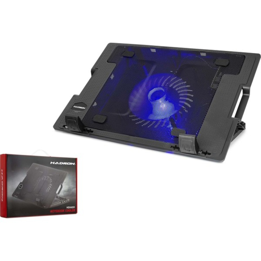 Hadron HDX4251 Notebook Soğutucu Ledli 14CM 5 Farklı Yükseklik Ayarı Sessiz Fan Soğutucu Soğutucular Fiyatı