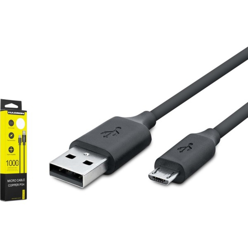 Hadron HDX7543(4745) Kablo USB Mıcro Ps4 Şarj Kablosu 1mt Konsol Aksesuarları Fiyatı