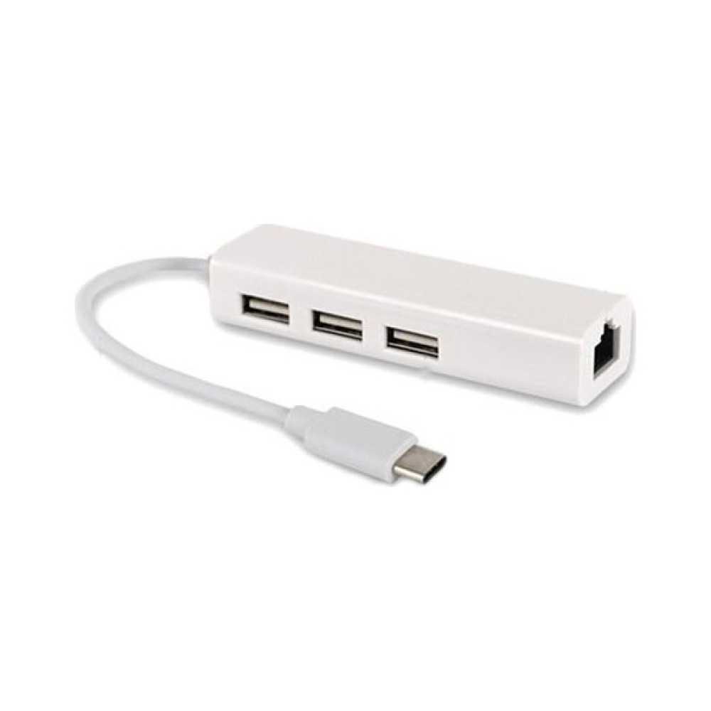 Hadron Type-C USB 3.1 To USB 2.0 3 Port Hub + Gigabit Ethernet Adapter Bilgisayar Çevirici ve Adaptörü Fiyatı