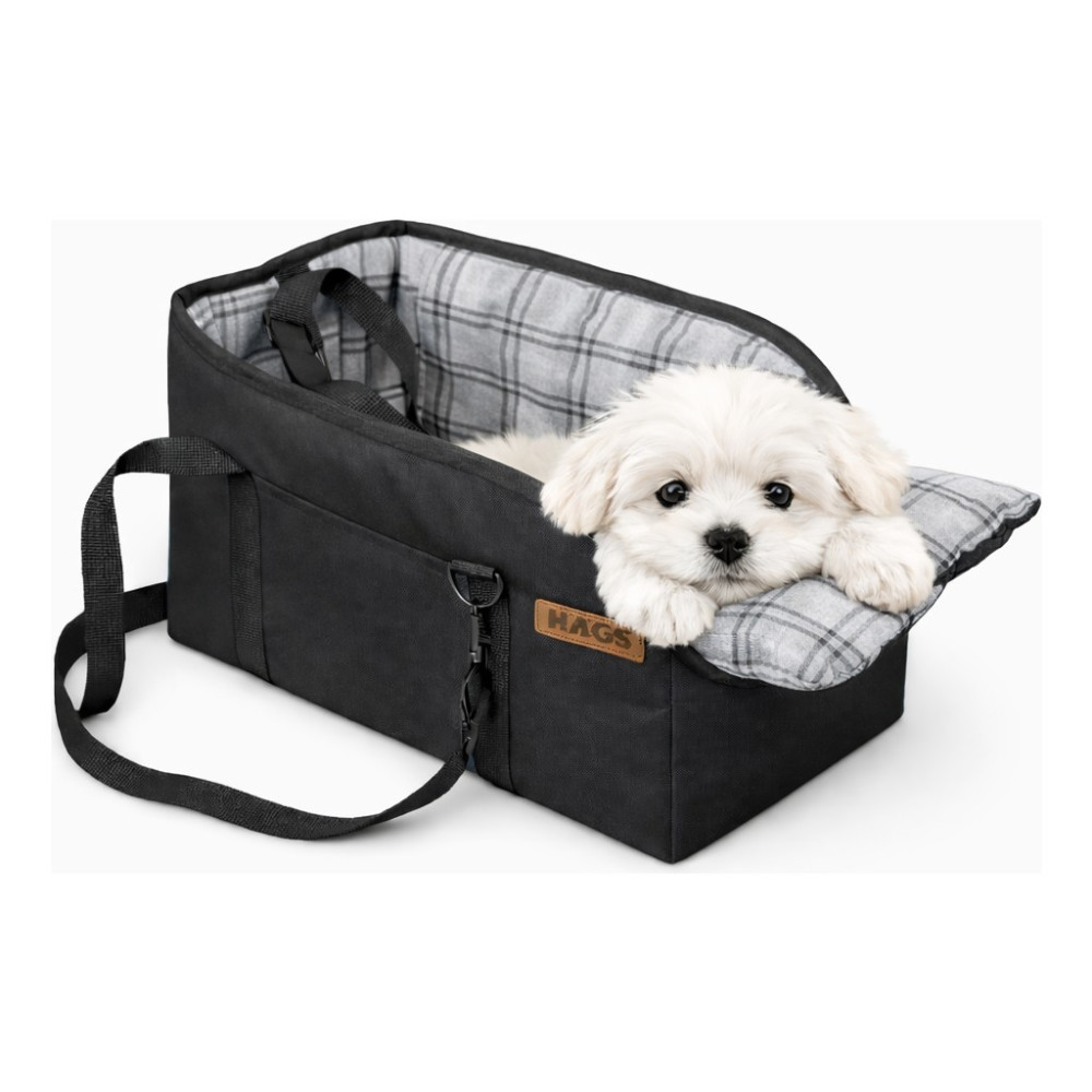 Haegs Araç Konsol Üstü Köpek Koltuğu -Minderli Köpek Yatağı, Köpek Taşıma Seyahat Çantası Siyah -Gri - Siyah - Gri - 42 x 22 x 22 cm SSD / Solid State Drive Fiyatı
