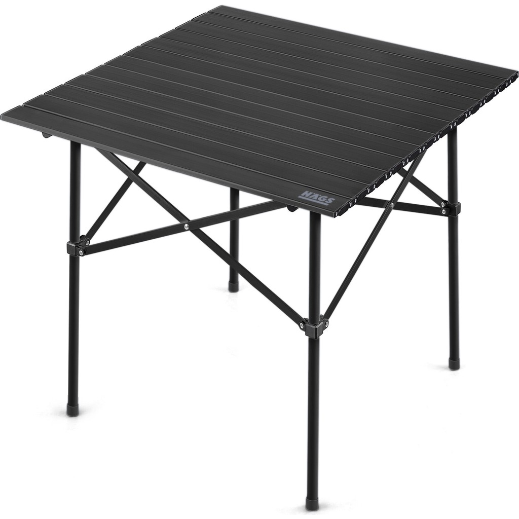 Haegs Güçlendirilmiş Alüminyum Katlanır Kamp Masası, Outdoor Masa, Piknik Masası 70X70X60CM Siyah Kamp & Piknik Masası Fiyatı