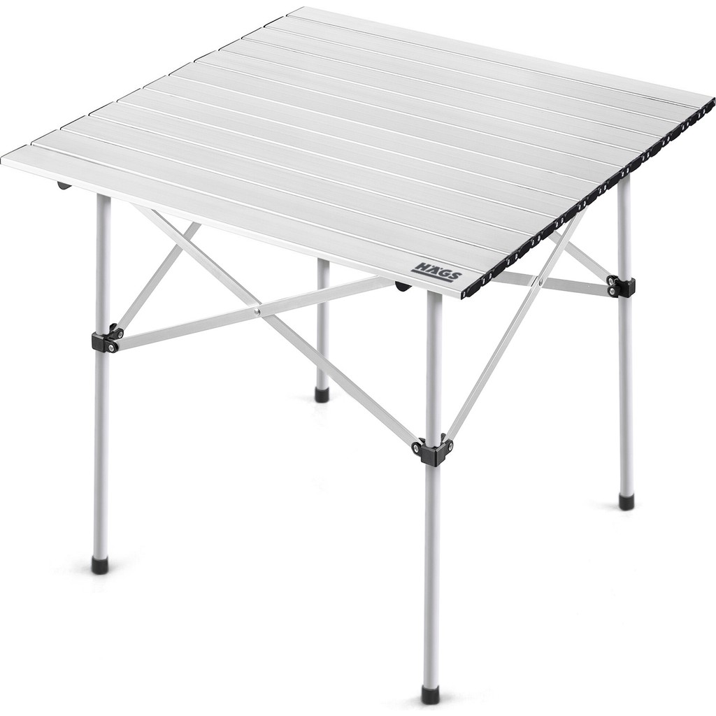 Haegs Kamp Masası, Güçlendirilmiş Alüminyum Katlanır Piknik Masası, Outdoor Masa 70X70X60CM Gümüş Kamp & Piknik Masası Fiyatı