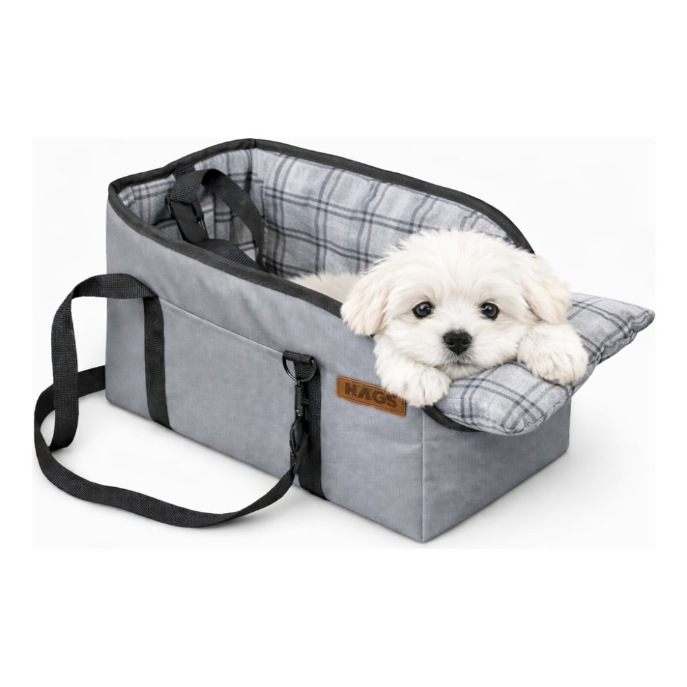 Haegs Köpek Taşıma Çantası, Araç Konsol Üstü Köpek Koltuğu,evcil Hayvan Araba Koltuğu, Gri - Gri - Gri - Gri - 42 x 22 x 22 cm SSD / Solid State Drive Fiyatı