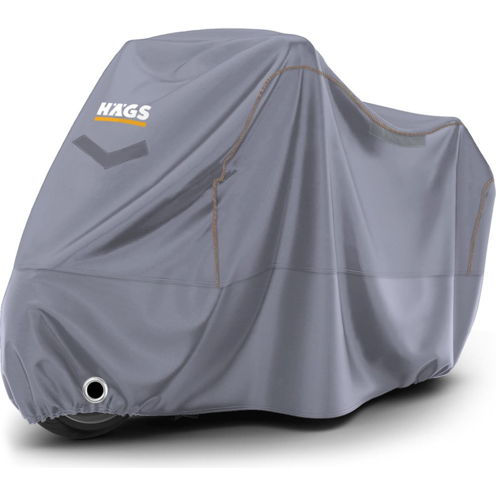 Haegs Motosiklet Brandası, Motor Kılıfı, Örtüsü Dış Mekan Motosiklet Örtüsü (XL:245X95X125CM)-GRI - XL: 245 x 95 x 125 cm - Gri Motorsiklet Brandaları Fiyatı