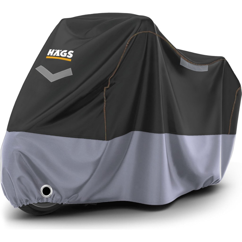 Haegs Motosiklet Brandası, Motor Kılıfı, Örtüsü Motor Scooter Brandası (L:220X95X125CM)-SIYAH-GRI - L: 220 x 95 x 125 cm - Siyah-Gri Scooter Fiyatı