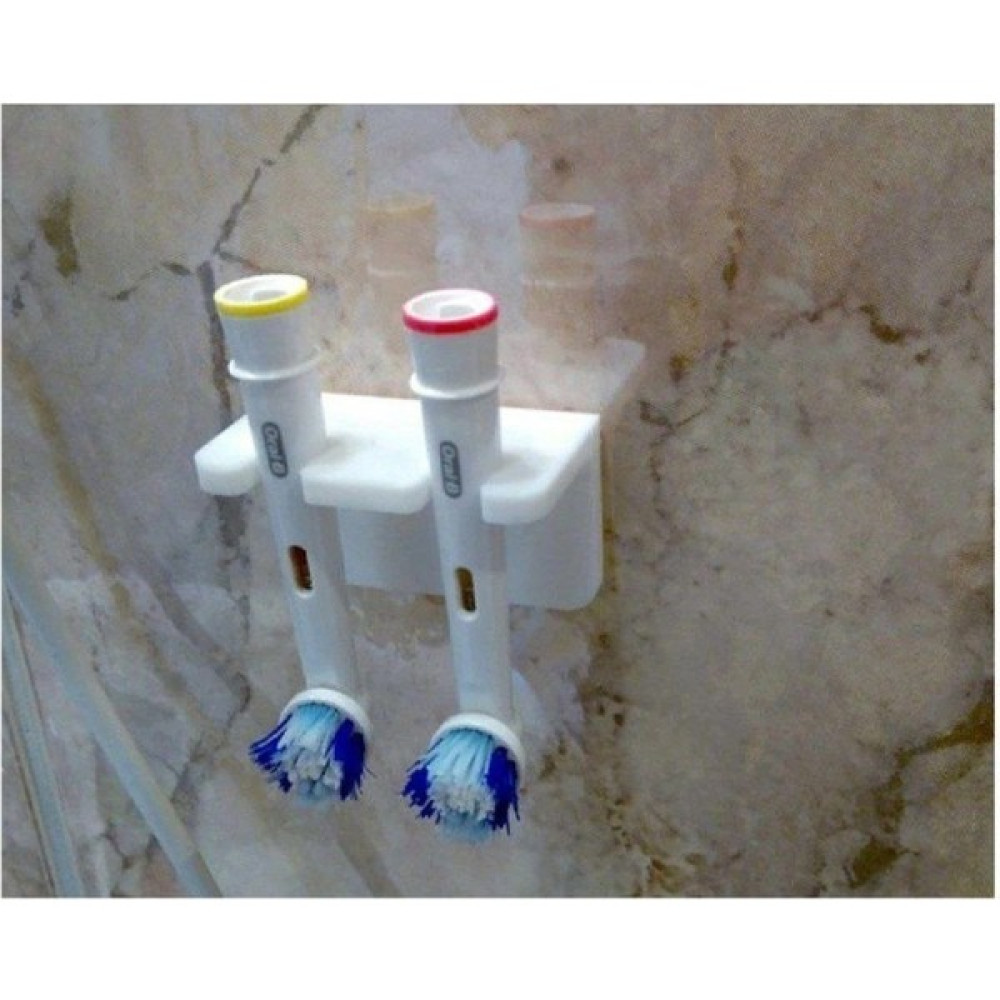 Hafa 3D Tasarım Ikili Oral B Diş Fırçası Standı - Beyaz Diş Fırçalık Fiyatı