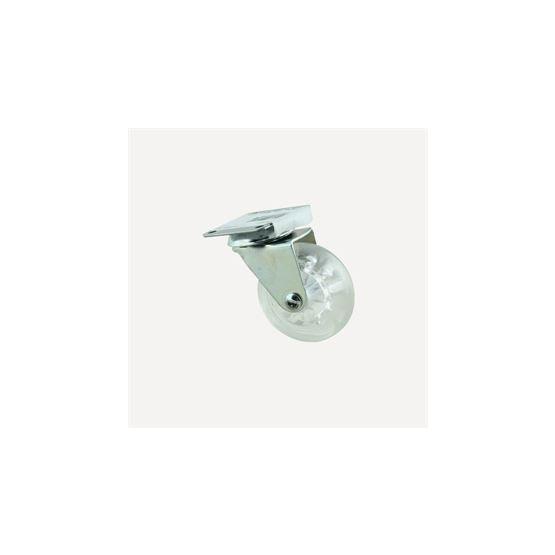 Hafele Frenli Plakalı 50 mm Şeffaf Tekerlek