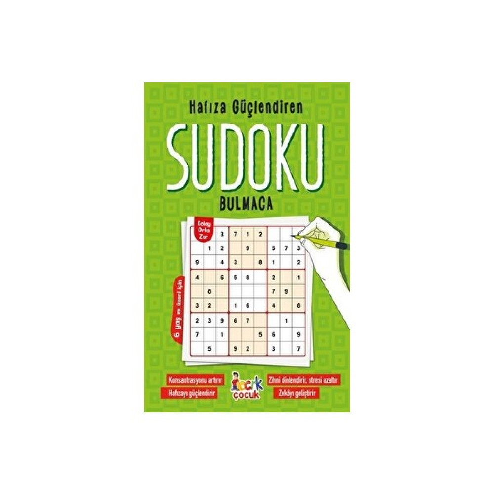Hafıza Güçlendiren Sudoku Bulmaca Aktivite & Eğitici Kitaplar Fiyatı