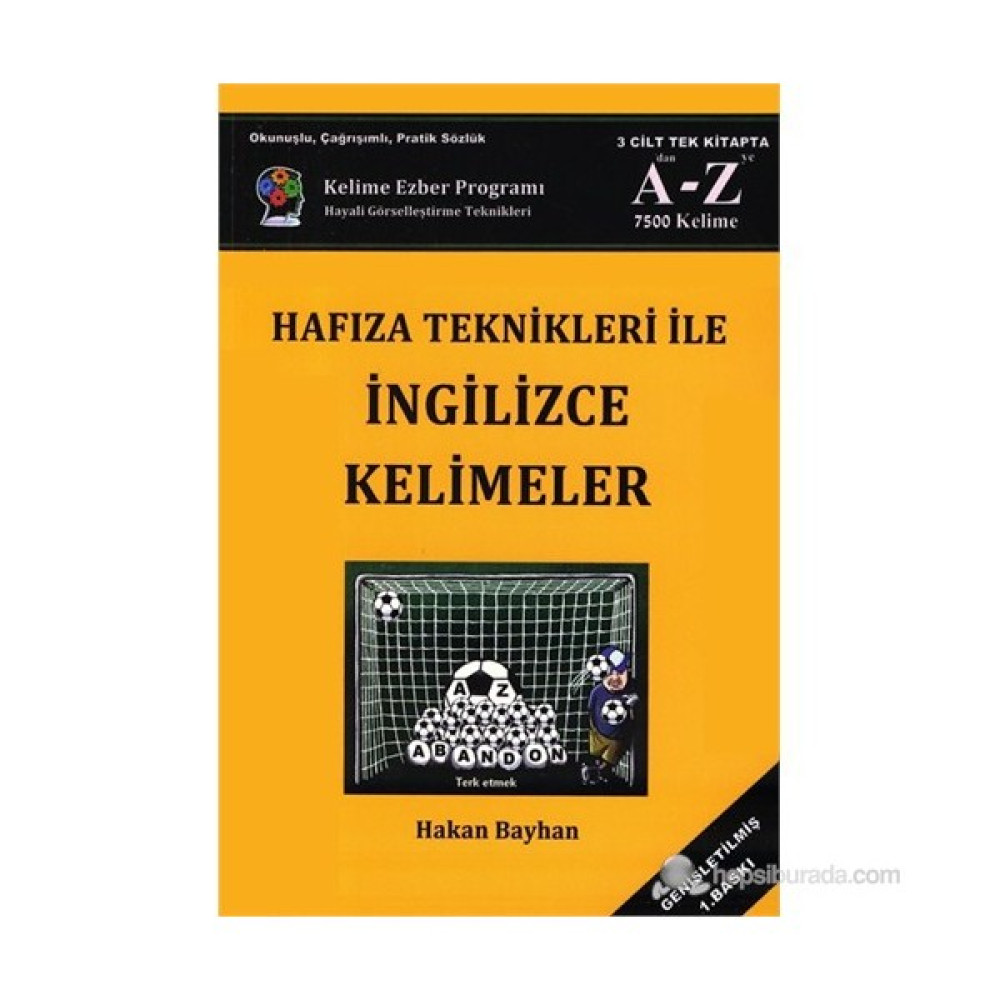 Hafıza Teknikleri İle İngilizce Kelimeler - Hakan Bayhan Yabancı Dil Öğretici Kitaplar ve Eğitim Setleri Fiyatı